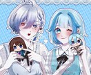 キラキラ可愛い絵をお届けします 貴方の"夢"を形にさせてください‪‪❤︎‬ イメージ4
