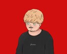 ポップでおしゃれな人物イラスト作成します 海外風！目立つ配色とアンニュイな表情で、覚えてもらいやすい！ イメージ3