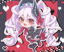 ミニキャラクターイラストをお描きします かわいい×キラキラなミニキャラクターイラストをお描きします！ イメージ4