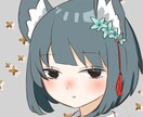 SNSのアイコン(イラスト)を作成します チビキャラも描きます。描きこみ多めはオプションへ。 イメージ3