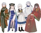 透明感のあるかわいいイラストお描きします 【SNSアイコン・一枚絵・全身イラスト制作承ります】 イメージ4