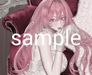 アイコン、イラスト制作します 綺麗で目力のある女の子が得意です。 イメージ1
