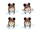 商用OK★修正無料★貴方らしさ全開アイコン描きます お好きな表情&ポーズで！お得な追加アイテムも色々♪ イメージ10