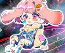 自分を表現！オリジナルアイコン作ります 自分の趣味や好きを似顔絵に盛り込んでアピールすできます！ イメージ4
