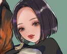 あなたの「素敵なところ」を引き出す！似顔絵描きます SNSのアイコンに使用しやすい正方形で作成！ イメージ5