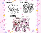 デフォルメイラスト制作します デフォルメ、SDイラスト、ミニキャラの制作をします！ イメージ2
