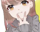 SNS用にオリジナルイラスト描きます キャラクターの顔をメインにしたイラストです イメージ4