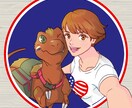 あなたのスキ！をアイコンにします 好きなものがひと目でわかるSNSアイコンを描きます。 イメージ2