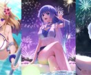 あなたの「うちの子」ピンナップ作成します MVや壁紙に！VTuberさん大歓迎！！ イメージ6