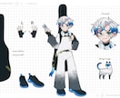 キャラクターデザイン・衣装デザイン作成します 他クリエイター様にご依頼するときの資料にも！ イメージ6