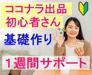 ココナラスタートしたあなたと１週間伴走していきます 分からない事だらけから売れるための土台作り/ビデオチャット付 イメージ1