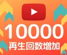 Youtube動画の再生回数+１万回宣伝します 1再生1円★30日間の保証★追加オプションでさらにお得 イメージ1
