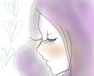 横顔イラスト描きます 優しいイメージを全面に出したい方おすすめ イメージ2
