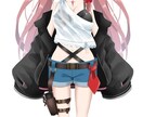 可愛い、魅力的な女性キャラを描けます 立ち絵、一枚絵、イラスト全般描けます！！ イメージ9