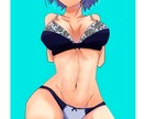 あなた好みの欠損キャライラストかきます 欠損好きによる欠損好きのための欠損キャラ1枚絵VTuber イメージ3