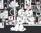 シンプルでかっこいいイラストを描きます 商用利用可能な女の子のイラストをお求めの方へ。 イメージ1
