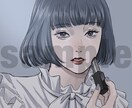 SNSなどで使えるアイコンイラスト作成します ヘッダー、似顔絵、キャス画も対応可〇 イメージ9