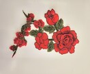 和裁師範が仕上げる刺繍カスタムサービス請け負います 靴や小物に特別な刺繍を縫い付けます イメージ5