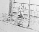 思い出の場所、イラストにします 思い出の場所に女の子を加えたイラストを描きます！日常風景も！ イメージ4
