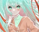 歌みた、配信などのオリジナルサムネイル描きます オリキャラの配信用サムネイル、動画用1枚絵描きます！ イメージ1