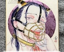 お手元に実物をお届け。貴方の思い、形にします 和風、レトロ、動物、人物、花、風景、なんでも描きます！ イメージ4