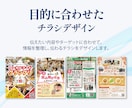 チラシ両面OK・片面なら2案制作します 追加料金の心配を減らした、分かりやすい料金のチラシ制作です！ イメージ3