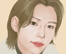 柔らかな雰囲気でリアルな似顔絵制作致します ウェルカムボード、アイコン、記念日、誕生日、におすすめです！ イメージ2