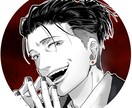 イラスト、アイコン、ヘッダー等描きます 男性キャラクター、退廃的な雰囲気など イメージ2