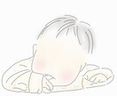 ゆるふわでほんのりカラーの似顔絵をお描きします 雰囲気ある優しいタッチで描く似顔絵イラストです。 イメージ5