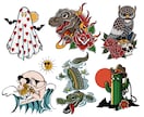 あなただけのタトゥーイラスト・ロゴを描きます タトゥー好きのためのロゴ・アパレル・グッズ・アイコンに！ イメージ4