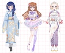 Vtuber / IRIAM立ち絵描きます デビューに必要なイラスト全て揃う イメージ3