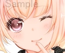 アイコン用女の子のイラスト描きます イメージカラーの女の子（ランダム） イメージ2