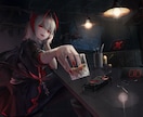 一枚絵のイラストの制作承ります 動画用イラスト、ヘッダー、ジャケットなど イメージ2