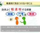 社内研修「報連相」(Ver.3.00)を提供します そのままでも使える台本付きパワーポイントデータです。 イメージ8