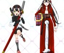 配信やTRPGで使える立ち絵を制作します オリジナリティ溢れるパキッとした色味の立ち絵 イメージ1