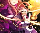 商用利用◎キラキラで目を引くイラストお描きします SNS・動画・グッズ等に！鮮やかなイラストが得意です！ イメージ4