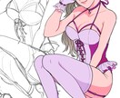 イラスト制作◆商用・同人・アイコン等全般描きます 男の子、女の子、筋肉質な男性や老女、BLやGLも可 イメージ6