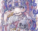 ワクワクするようなかわいいイラストを描きます 色遣いに特にこだわってます♪ご依頼に合わせて対応いたします！ イメージ2