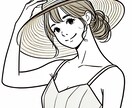シンプル&可愛い線画アイコン/イラストお描きします ★カラー無料対応★最速3日でのスピード納品 イメージ4