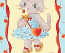 絵本のような動物のイラスト描きます お洋服を着たメルヘンチックな動物イラスト イメージ5