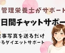 管理栄養士がゆるダイエットサポートます 食事内容を写真で送っていただきダイエットをサポート イメージ1