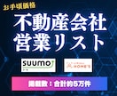不動産会社の営業リストをご提供します SUUMO、ホームズ等の掲載企業のリストです イメージ1