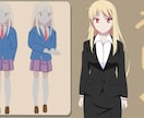 3Dアニメのキャラクターを作るます ブレンダーで3Dキャラクター作成 イメージ1