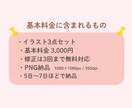 SNS発信に使いやすい表情違いイラスト3点描きます 4月限定・まず試したい方向けのお試しプラン イメージ4