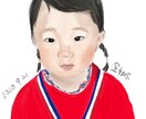 水彩画風の似顔絵を描きます デジタルで水彩画風の似顔絵です！ イメージ3