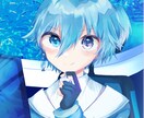 お手軽価格で！キラキラのアイコンイラスト描きます ◊Vtuberのようなキラキラしたイラスト◊ イメージ3
