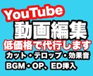 YouTubeの編集を代わりに低価格でします その他の編集作業もオプションで対応します！ イメージ1