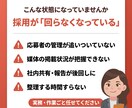 採用事務の代行・整理を現役採用担当がサポートします 採用業務が回らないなら、実務ごと任せてください！ イメージ2
