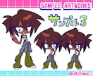 商用利用OK! デフォルメイラストお描きします キュートな平成レトロっぽい画風♪ちびキャラ&3頭身に対応! イメージ9