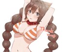 可愛いイラスト描きます 厚塗りです女の子を書くのが得意です イメージ1